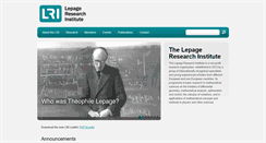 Desktop Screenshot of lepageri.eu